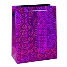 Пакет-сумочка бум 49*69*16 голограмма, цвет Фиолетовый